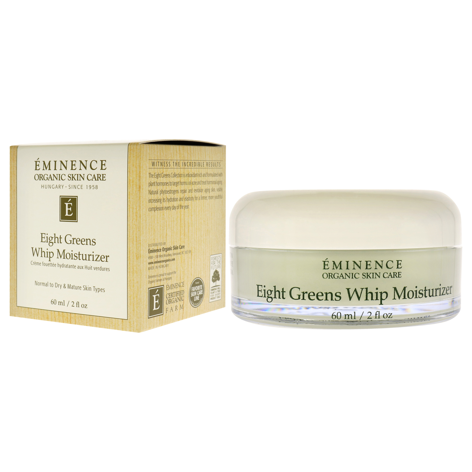 Foto 4 | Crema Hidratante Eminence Eight Greens Whip, 60 Ml, Reafirmante, Unisex - Venta Internacional.