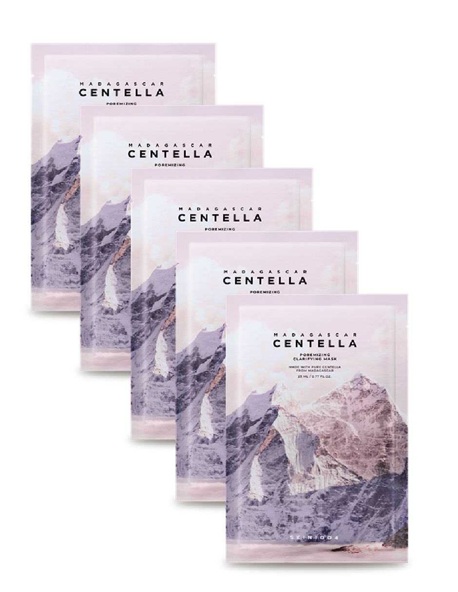 Foto 4 | Mascarilla Facial Skin1004 Madagascar Centella Poremizing Clarifying Mask 5 Pz