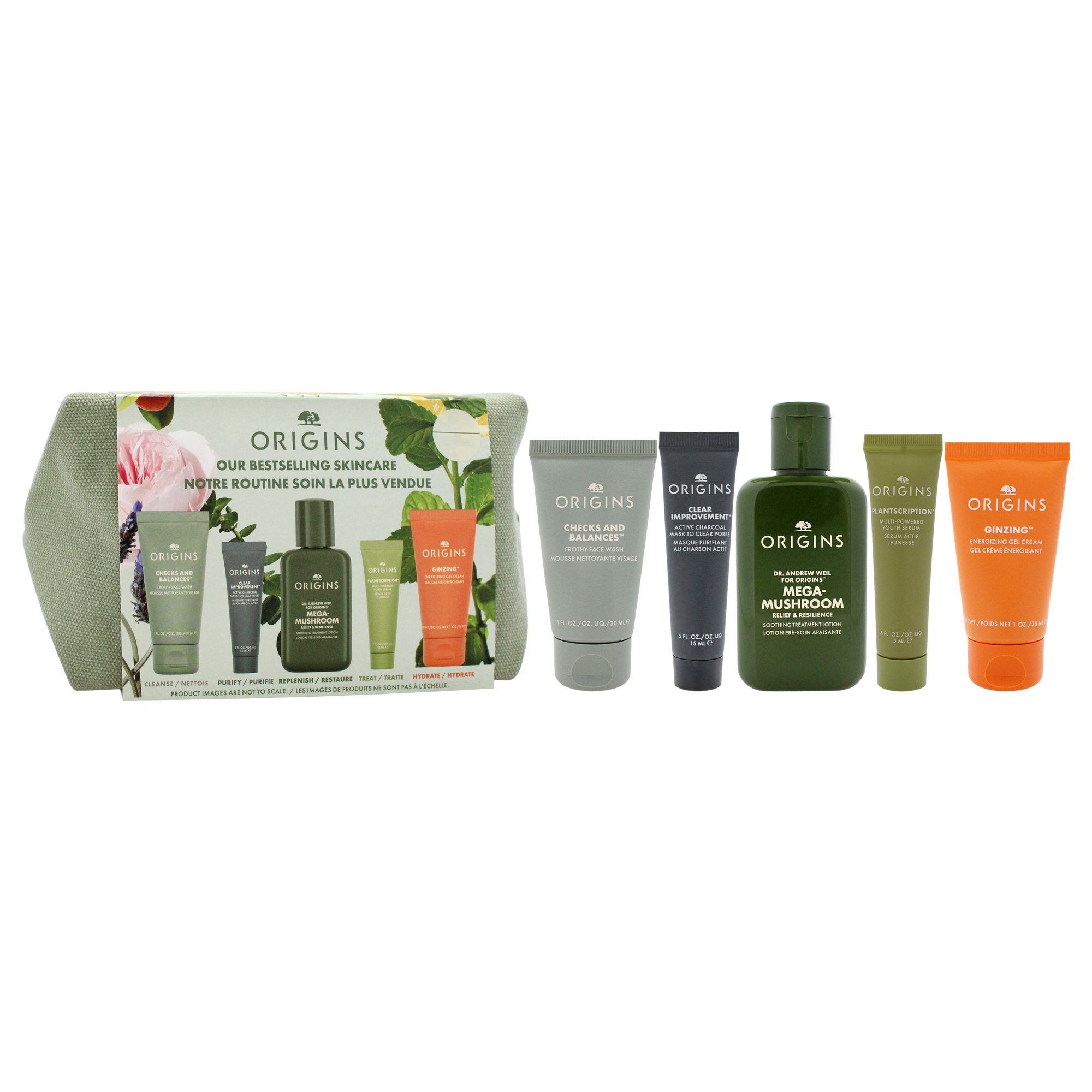Foto 3 pulgar | Set De Cuidado De La Piel Origins Más Vendido Con 5 Miniproductos - Venta Internacional.