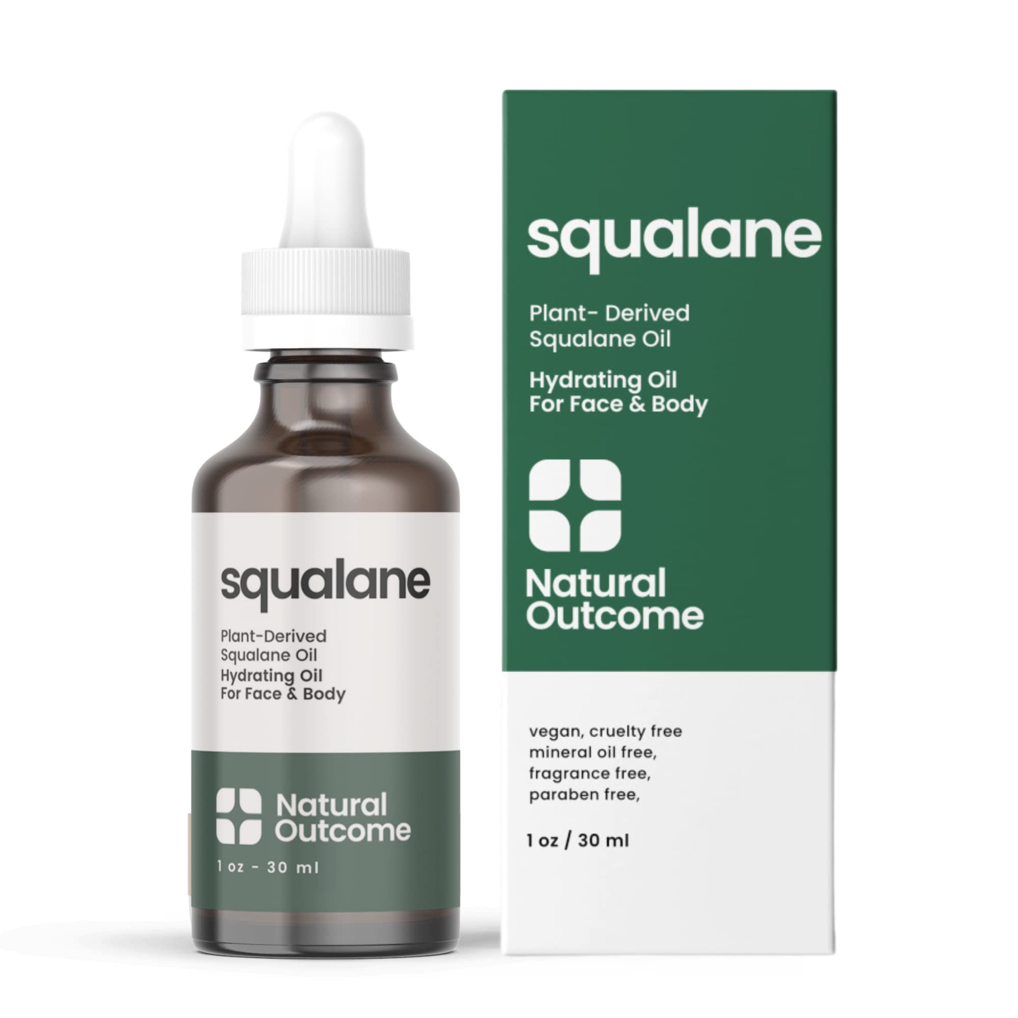 Foto 2 pulgar | Aceite De Escualano Natural Outcome Pure 30 Ml Para Rostro, Cuerpo, Cabello Y Labios - Venta Internacional.