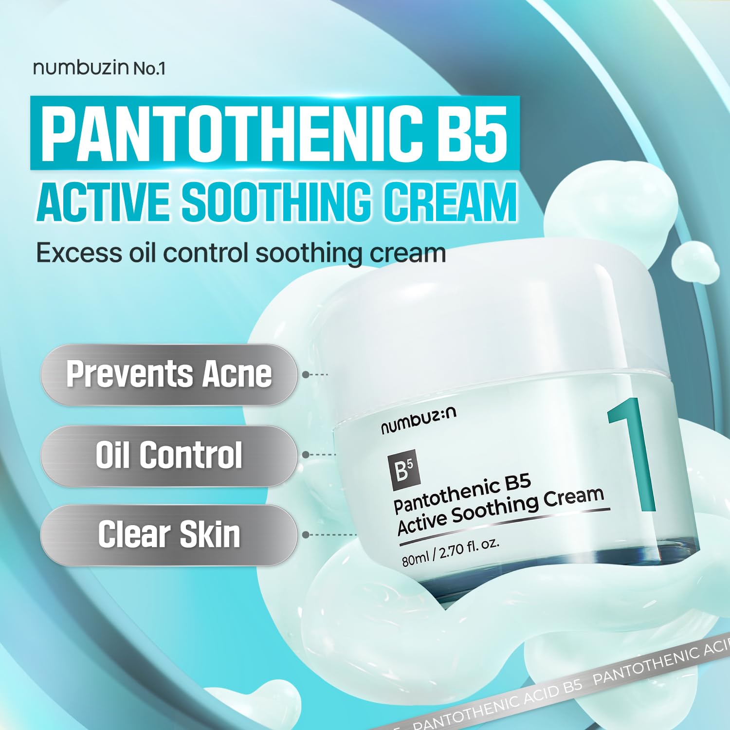 Foto 3 pulgar | Crema Numbuzin B5 Active 80 Ml - Venta Internacional