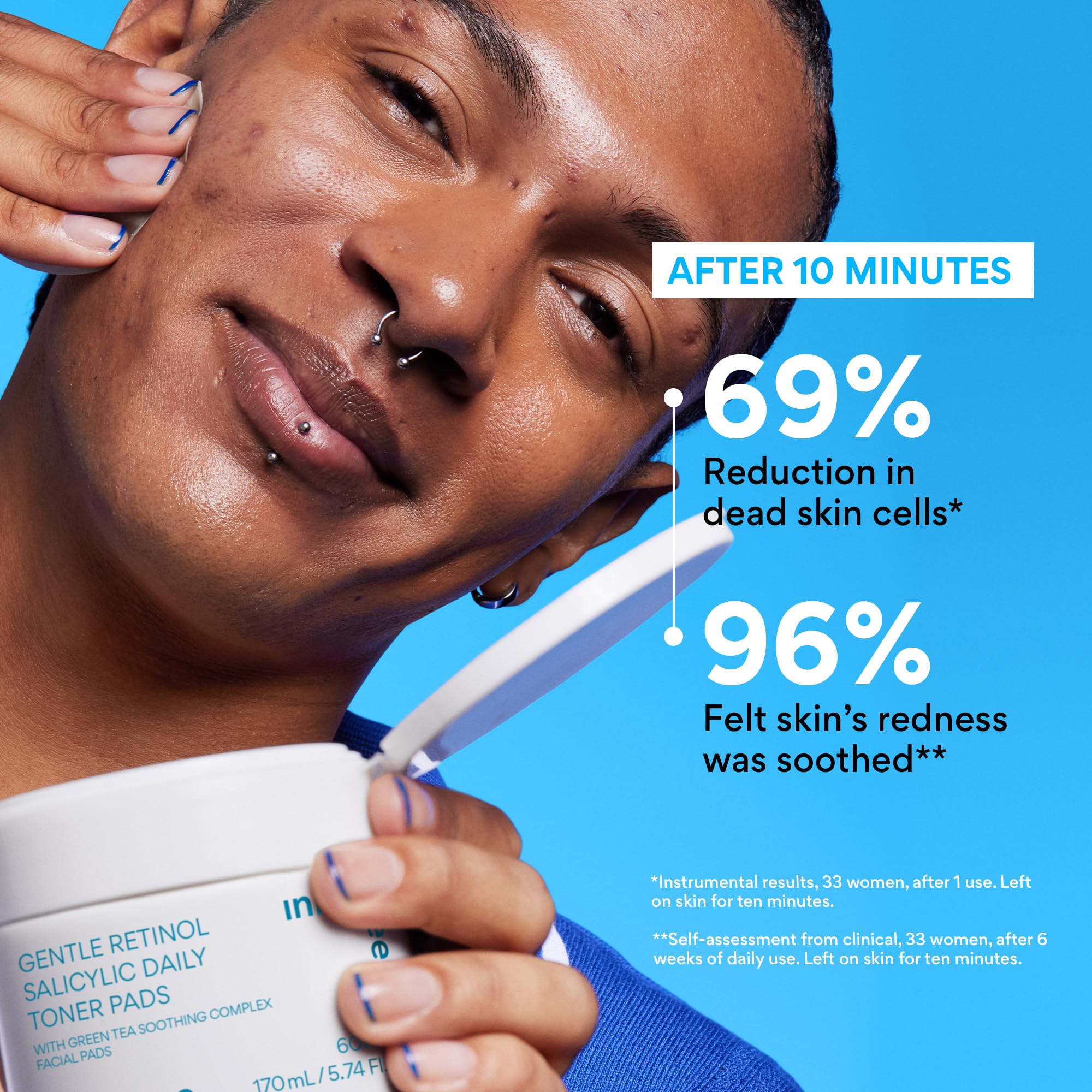 Foto 4 pulgar | Almohadillas De Tónico Innisfree Daily Gentle Retinol Para Acné Salicílico - Venta Internacional.
