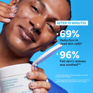 Foto 3 | Almohadillas De Tónico Innisfree Daily Gentle Retinol Para Acné Salicílico - Venta Internacional.
