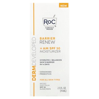 Foto 2 | Crema Hidratante Roc Barrier Renew Am Spf 30 74 Ml Sin Fragancia - Venta Internacional.