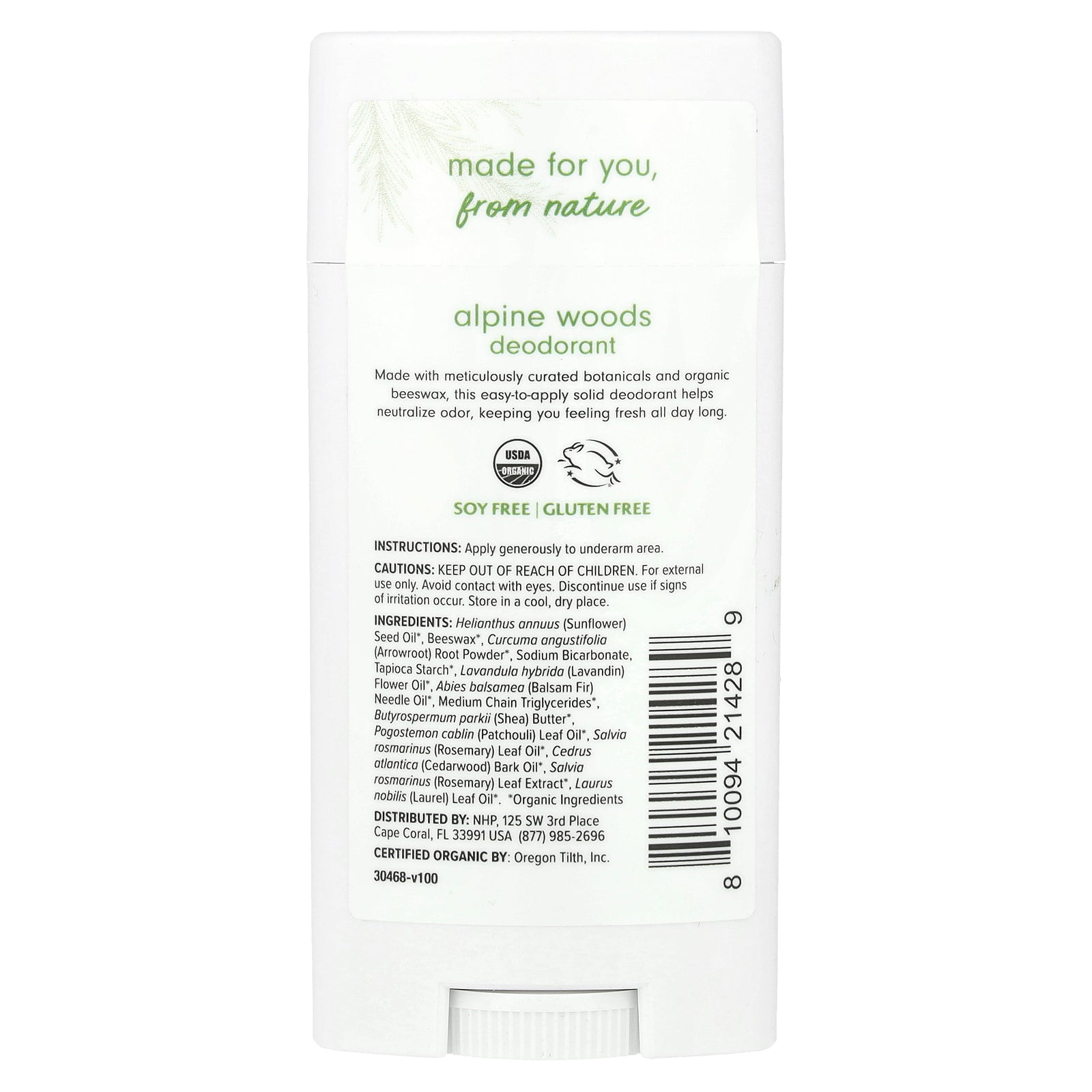 Foto 3 pulgar | Desodorante Dr. Mercola Ola Botanicals  Alpine Woods 75,13 G - Venta Internacional.