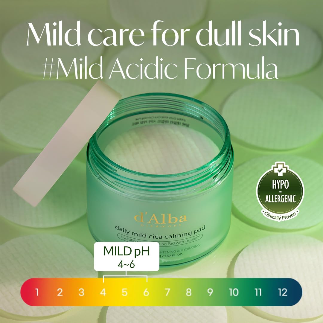 Foto 5 pulgar | Calming Pad D'alba Piedmont Daily Mild Cica Con Trupair - Venta Internacional.