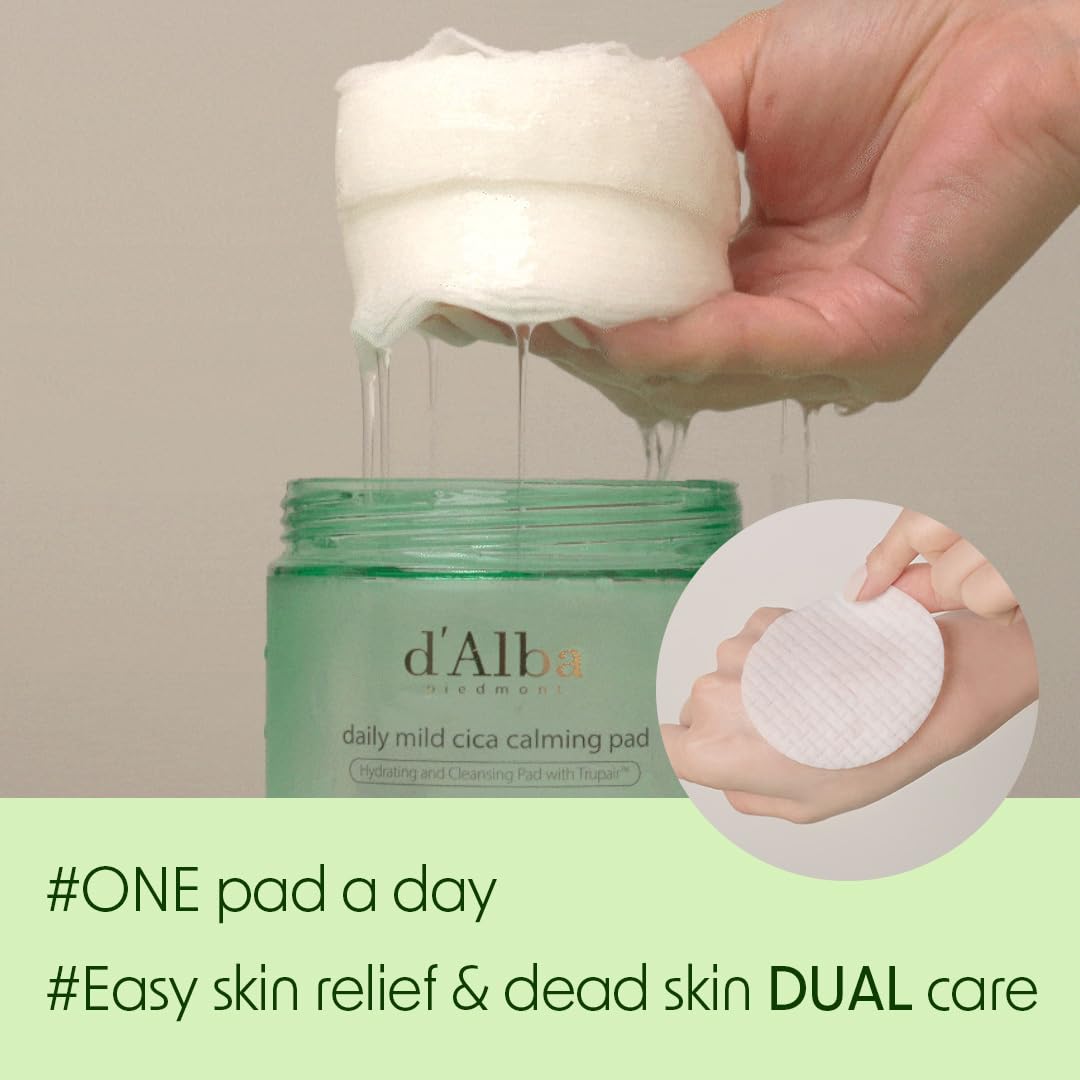 Foto 6 pulgar | Calming Pad D'alba Piedmont Daily Mild Cica Con Trupair - Venta Internacional.