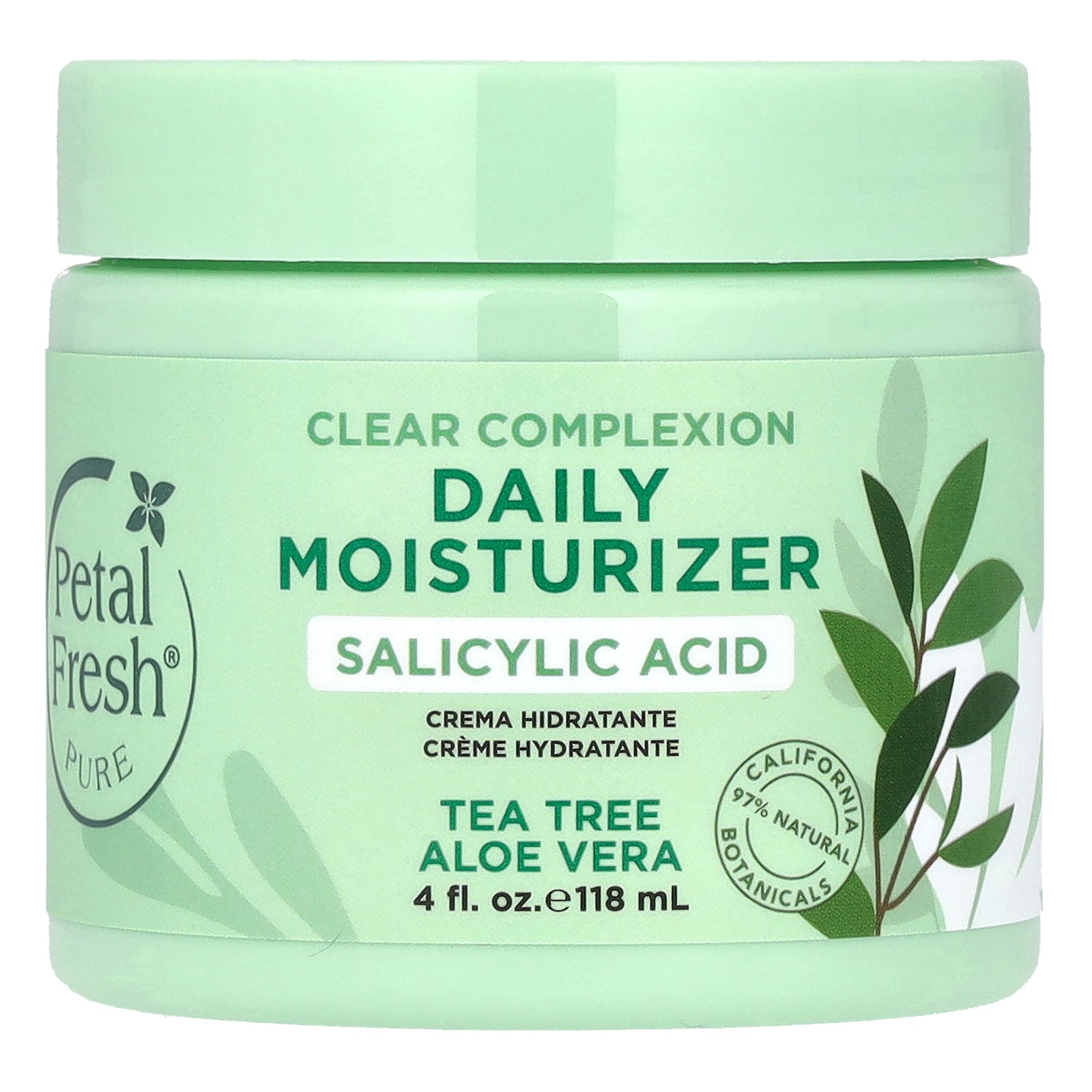 Foto 2 pulgar | Crema Hidratante Petal Fresh Pure Clear Complexion Con Forma De Árbol De Té  118 Ml - Venta Internacional.