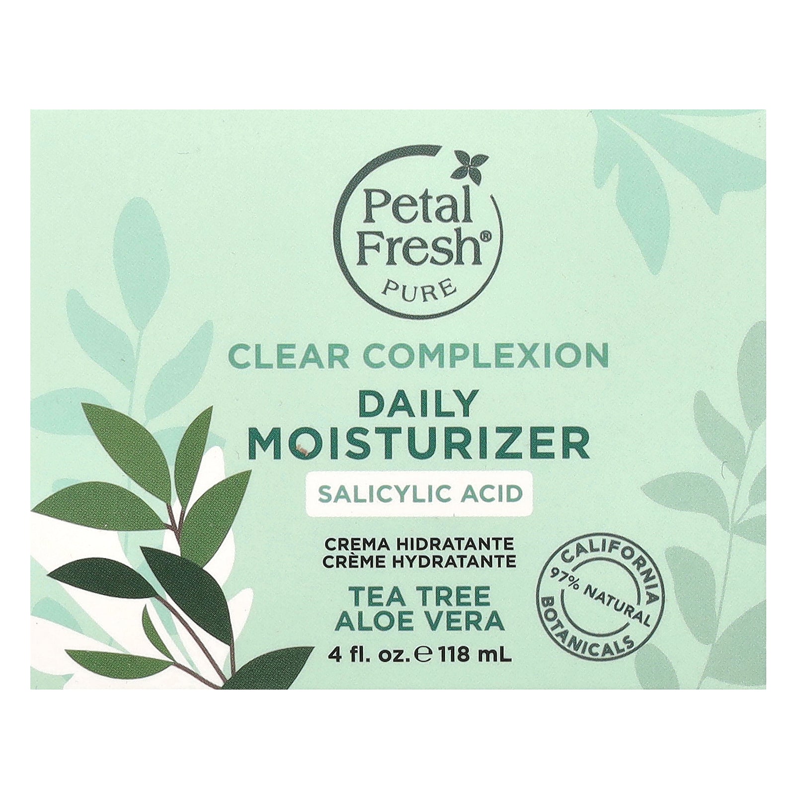 Foto 3 pulgar | Crema Hidratante Petal Fresh Pure Clear Complexion Con Forma De Árbol De Té  118 Ml - Venta Internacional.