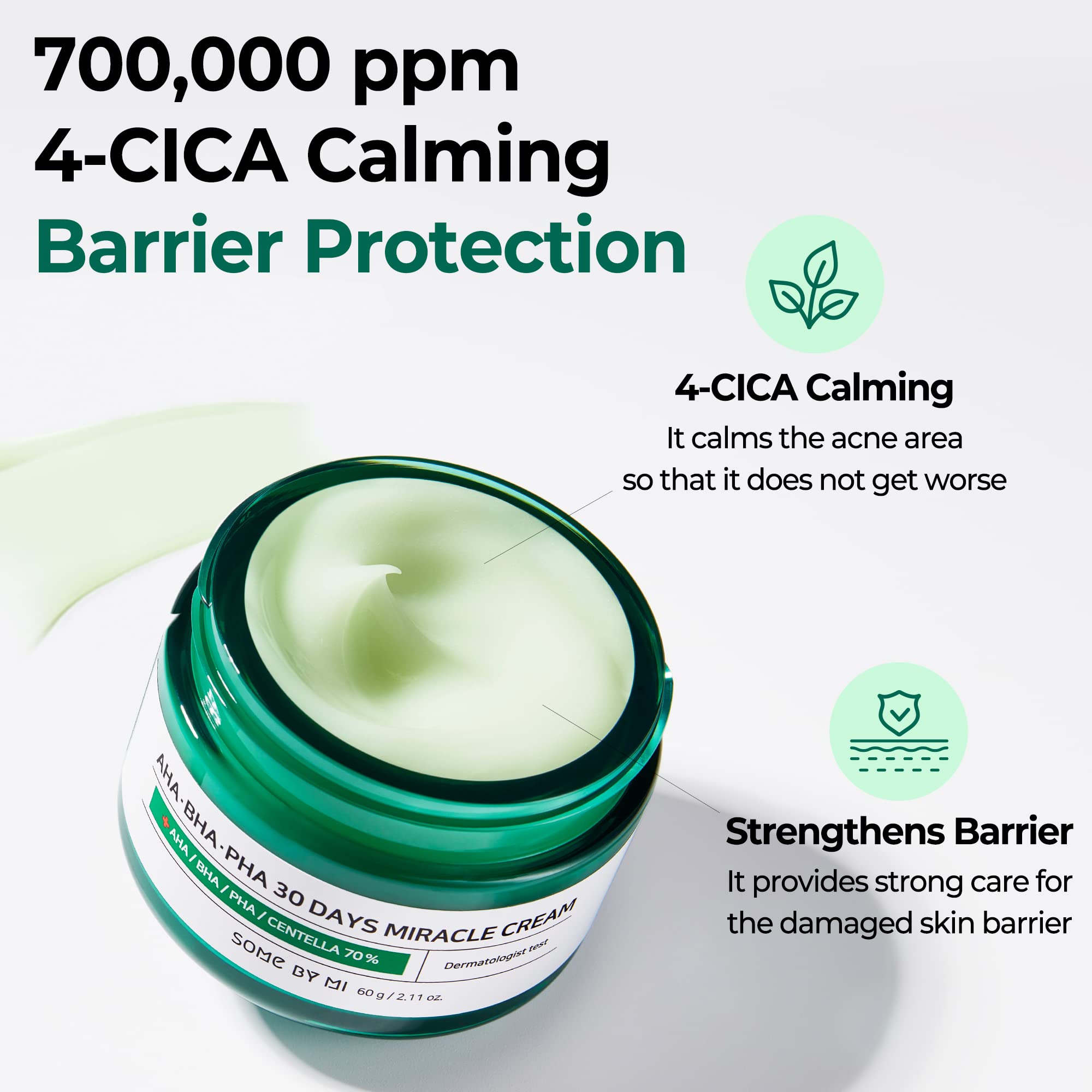 Foto 7 pulgar | Crema Some By Mi Aha Bha Pha 30 Days Miracle 60 Ml Para Piel Sensible - Venta Internacional.