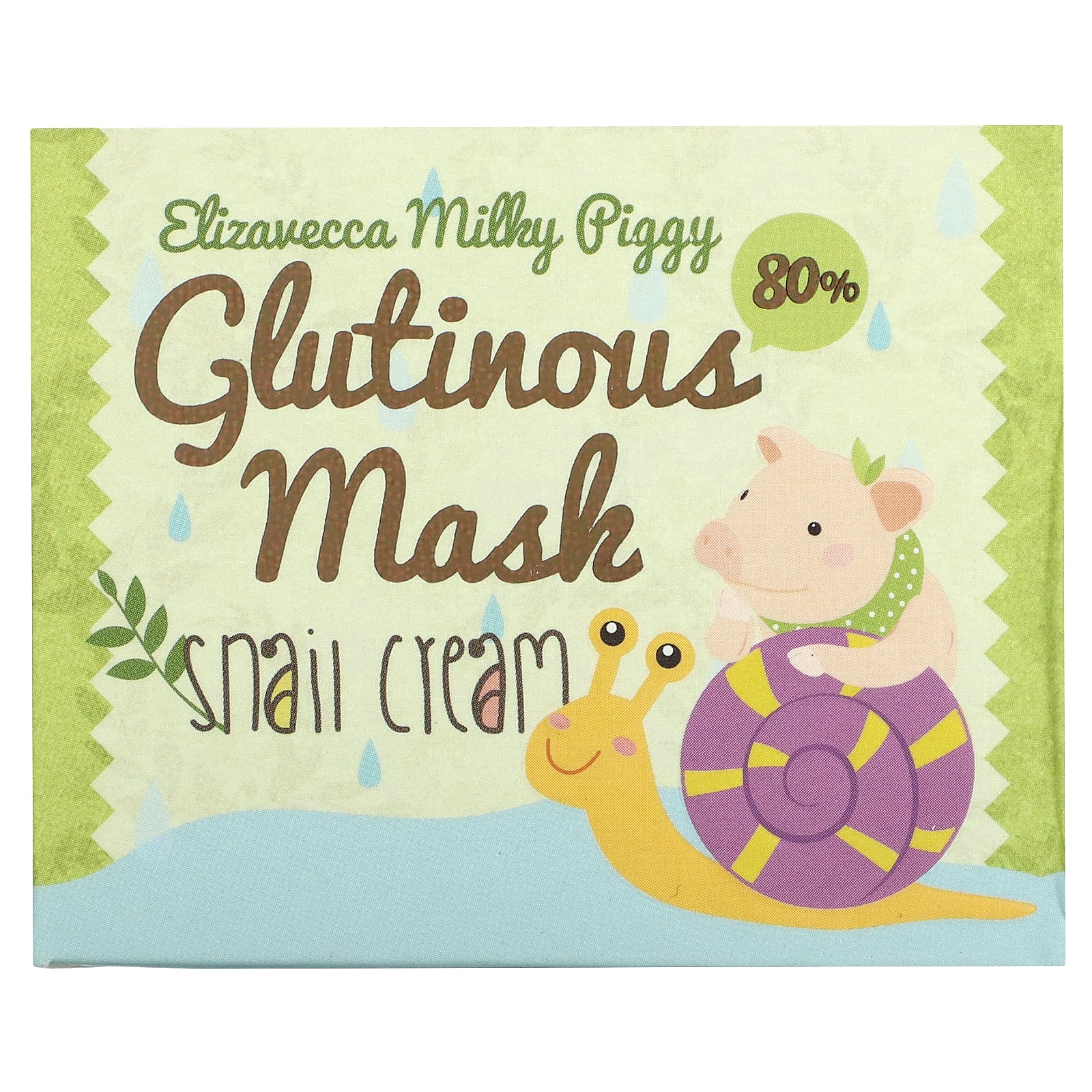 Foto 3 pulgar | Crema Elizavecca Glutinous 80% Mascarilla Caracol 100g - Venta Internacional.
