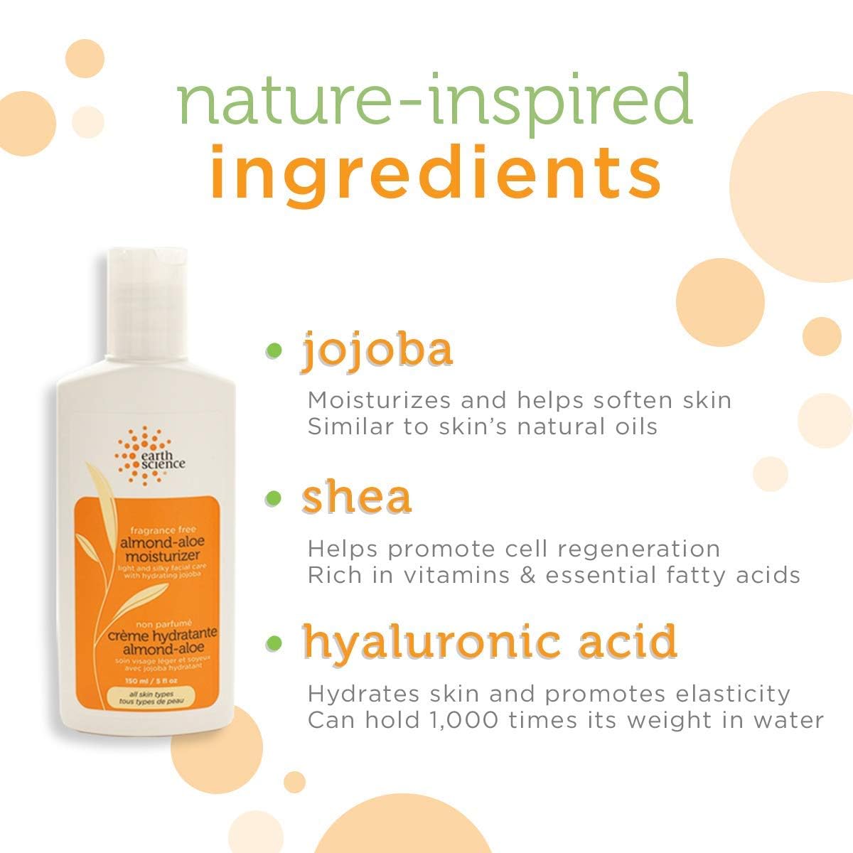 Foto 4 pulgar | Crema Hidratante Earth Science Sin Fragancia  Almendra Y Aloe  150 Ml - Venta Internacional.