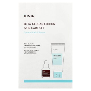 Foto 2 | Set Para El Cuidado De La Piel Iunik Beta-glucan Edition Con Crema Y Minisérum - Venta Internacional.