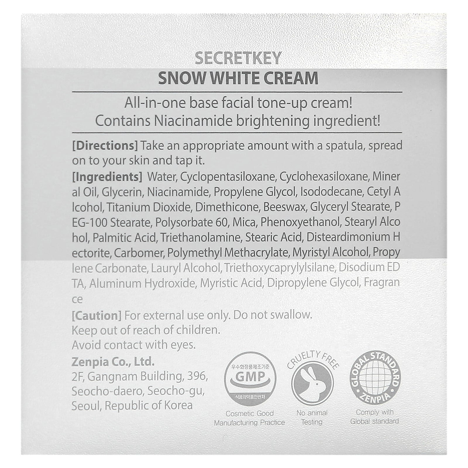 Foto 4 pulgar | Crema Secret Key Blancanieves 50g - Venta Internacional.