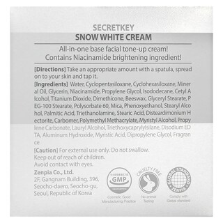 Foto 3 | Crema Secret Key Blancanieves 50g - Venta Internacional.