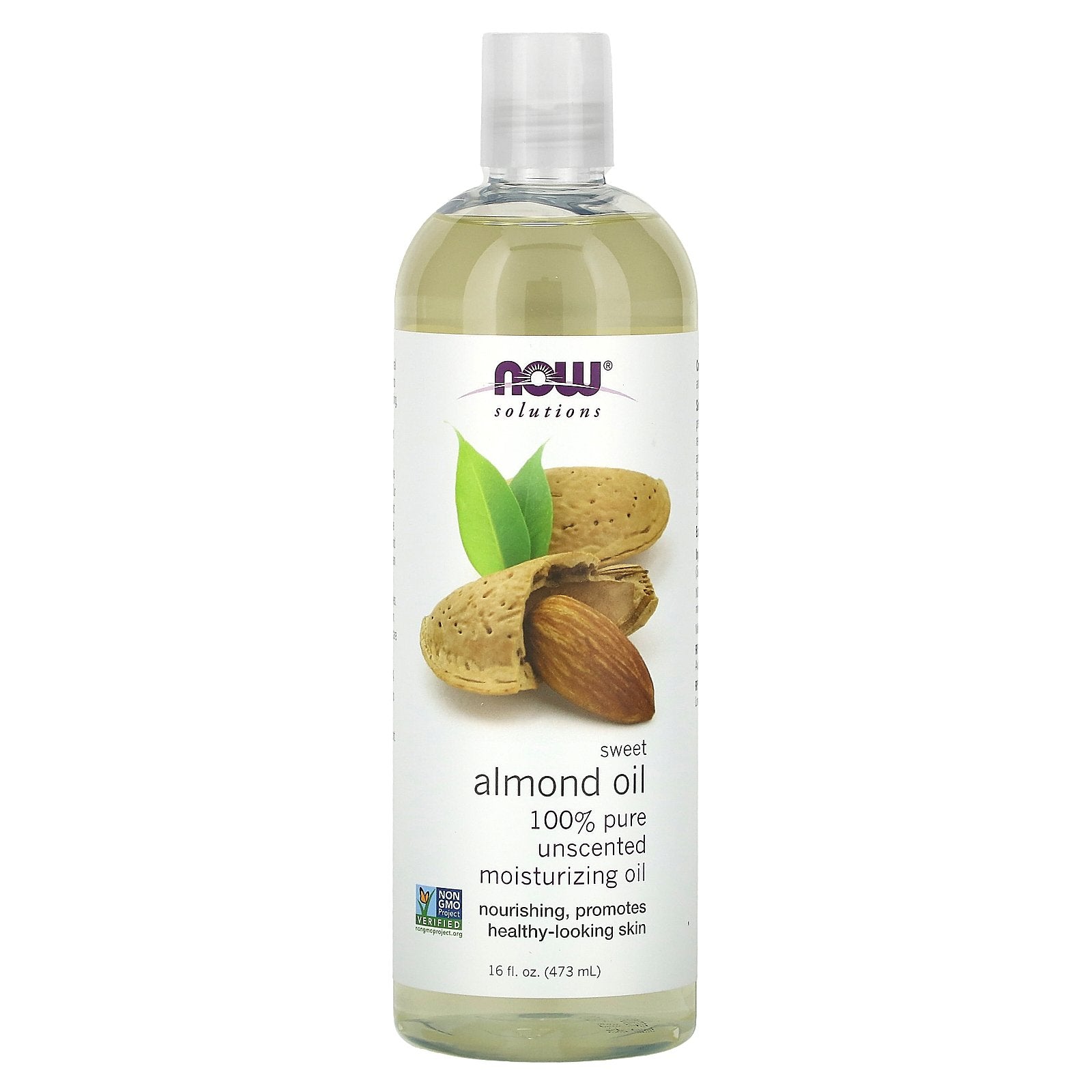 Foto 2 pulgar | Aceite Hidratante Now Foods Sweet Almond 100% Puro 473 Ml - Venta Internacional.