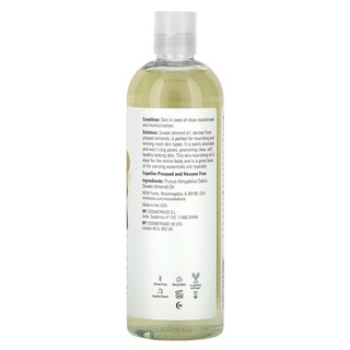 Foto 2 | Aceite Hidratante Now Foods Sweet Almond 100% Puro 473 Ml - Venta Internacional.