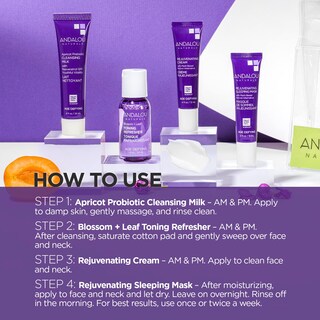 Foto 3 | Set De Cuidado De La Piel Andalou Naturals Age Defying Travel Tamaño 4 Unidades - Venta Internacional.