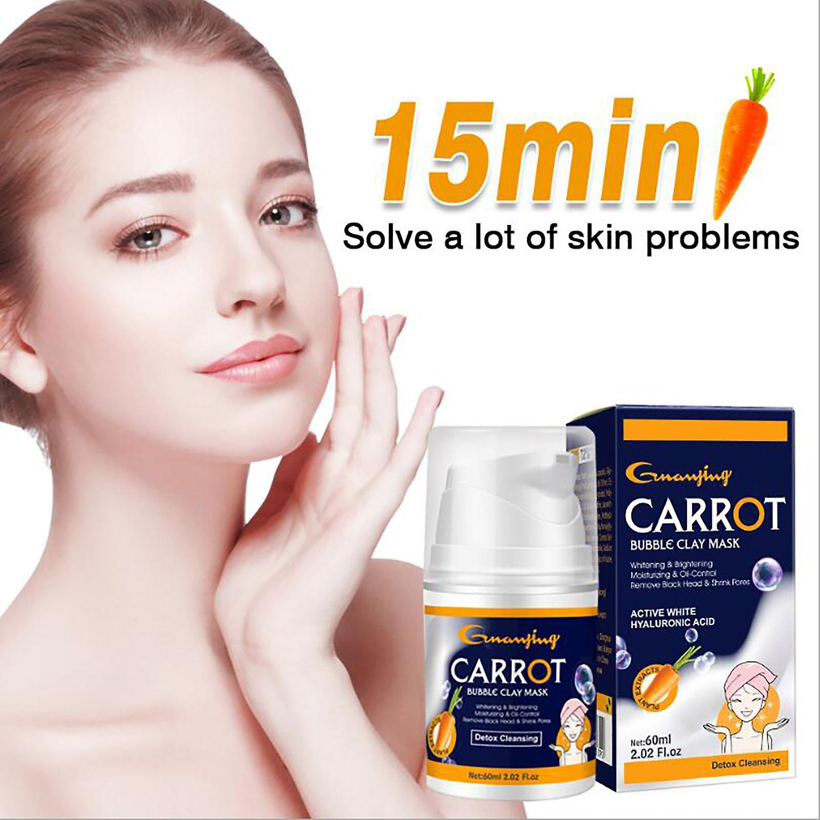 Foto 3 pulgar | Limpiador Facial Huoguo Zanahoria Bubble Mud 60 Ml - Venta Internacional.