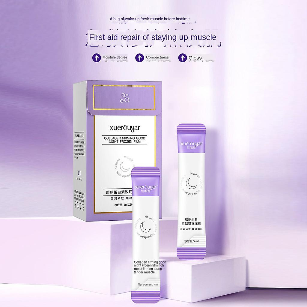Foto 4 pulgar | Máscara Para Dormir Huoguo Collagen Frozen Film 80 Ml Para Mujer - Venta Internacional.