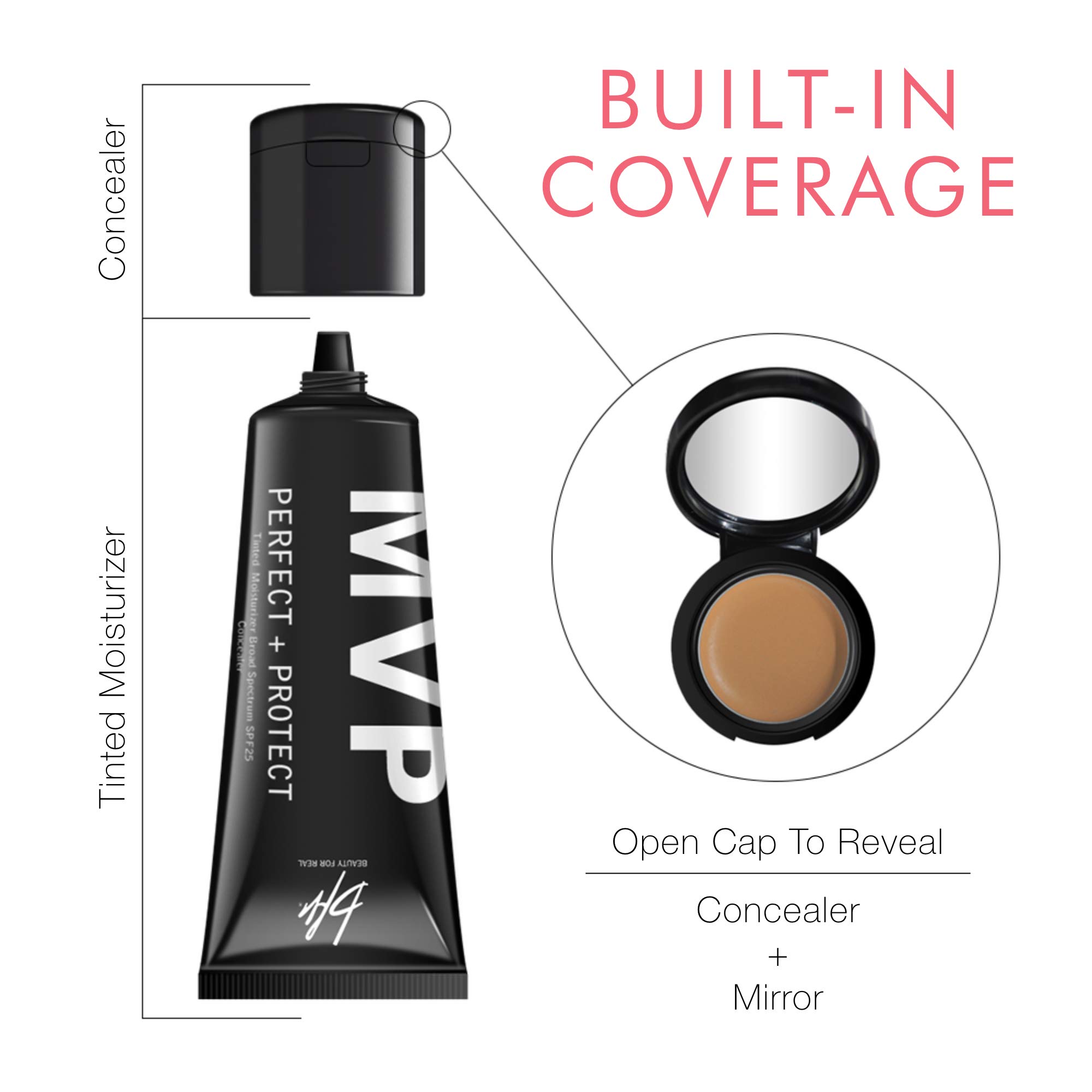 Foto 6 pulgar | Hidratante Y Corrector Con Color Beauty For Real Mvp Spf25 - Venta Internacional.