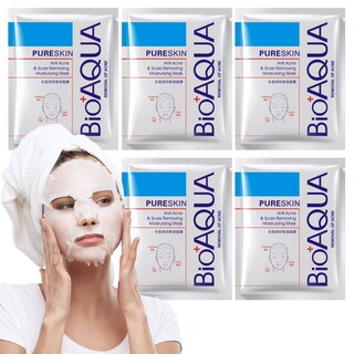 Foto 1 | Kit Mascarilla Hidratante Anti Acné Aclarante Cuidado Facial 5pzs
