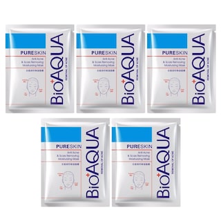 Foto 2 | Kit Mascarilla Hidratante Anti Acné Aclarante Cuidado Facial 5pzs