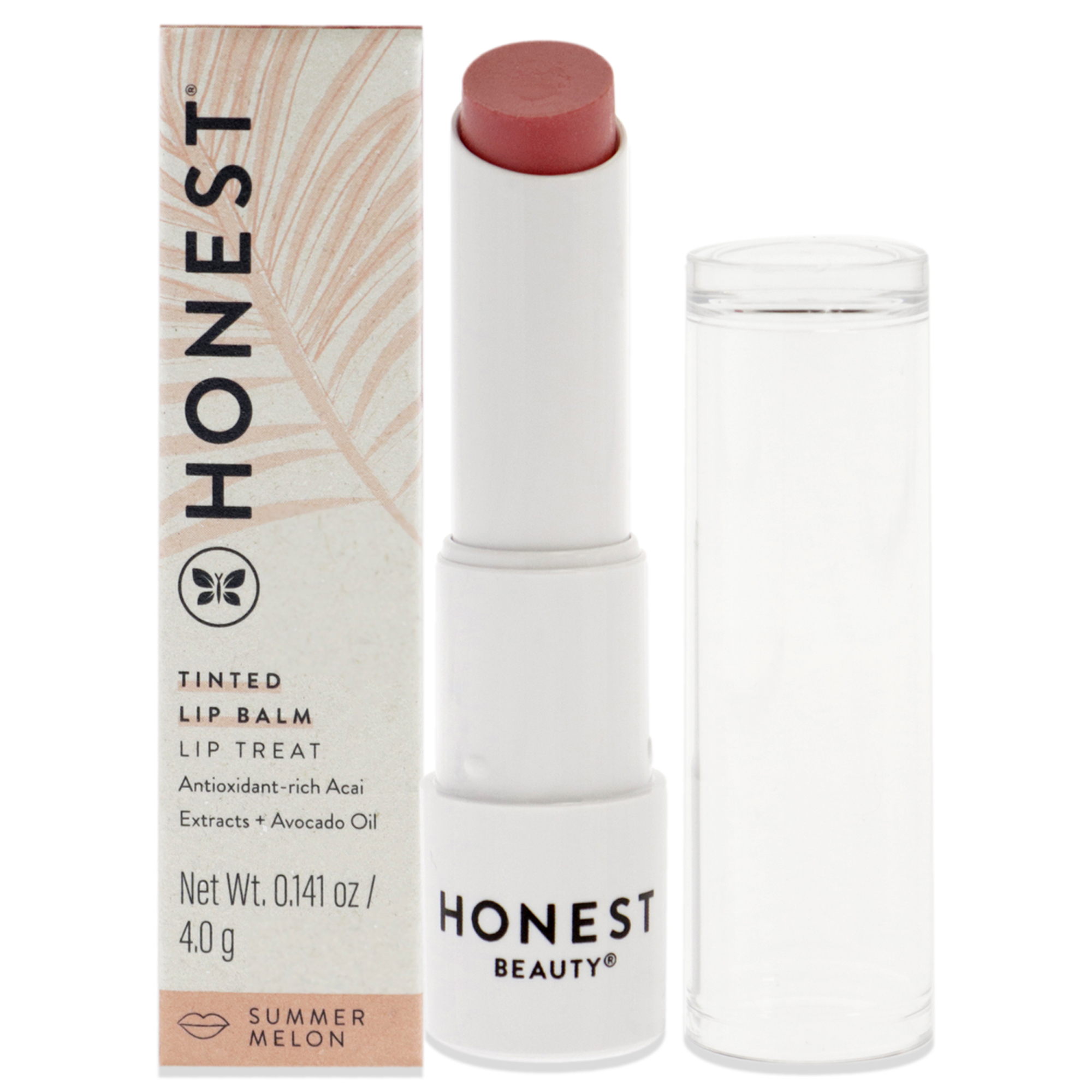 Foto 2 pulgar | Tinted Lip Balm - Summer Melon Honest Redcolour