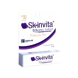 Foto 2 | Bálsamo Labial Sk-Invita Protección Alta 5 g