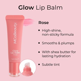 Foto 3 | Bálsamo Labial Mcobeauty Glow Rose, Nutritivo, Vegano, Libre De Crueldad Animal - Venta Internacional.