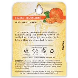Foto 6 | Bálsamo Labial Burts Bees Sweet Mandarin Hidratante 4,25 ml - Venta Internacional
