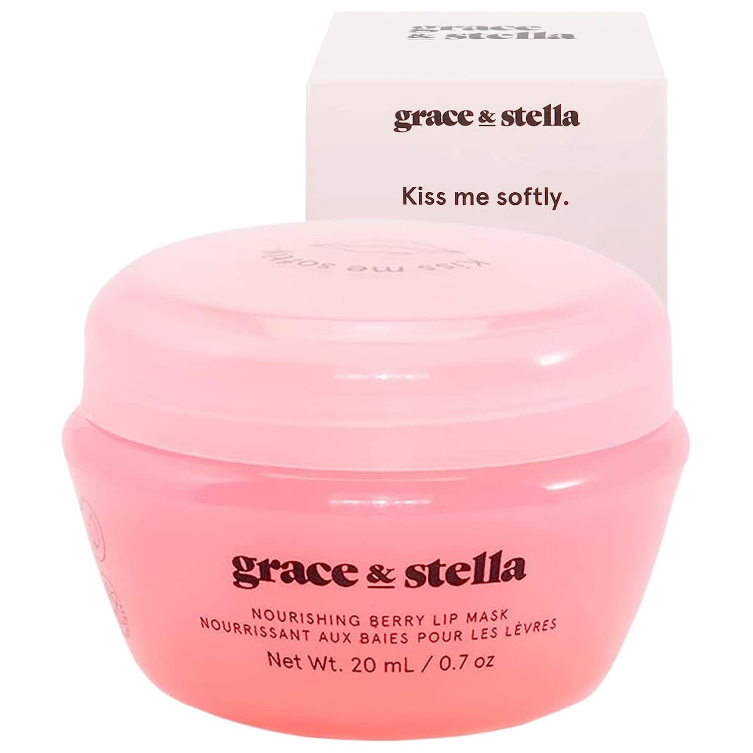 Mascarilla De Labios Grace & Stella Kiss Me Softly Nourishing Berry - Venta Internacional.