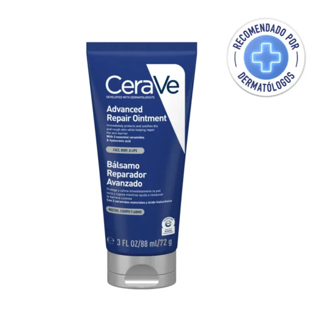 Foto 2 pulgar | Cerave Bálsamo Reparador Avanzado Labios y Piel Seca con Ceramidas Ácido Hialurónico y Vitamina B5 Zonas Agrietadas