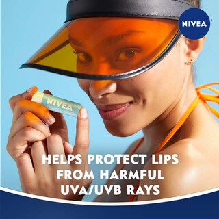 Foto 2 | Bálsamo Labial Nivea Smoothness Lip Care Spf 15, 5 Ml, Paquete De 4 - Venta Internacional.