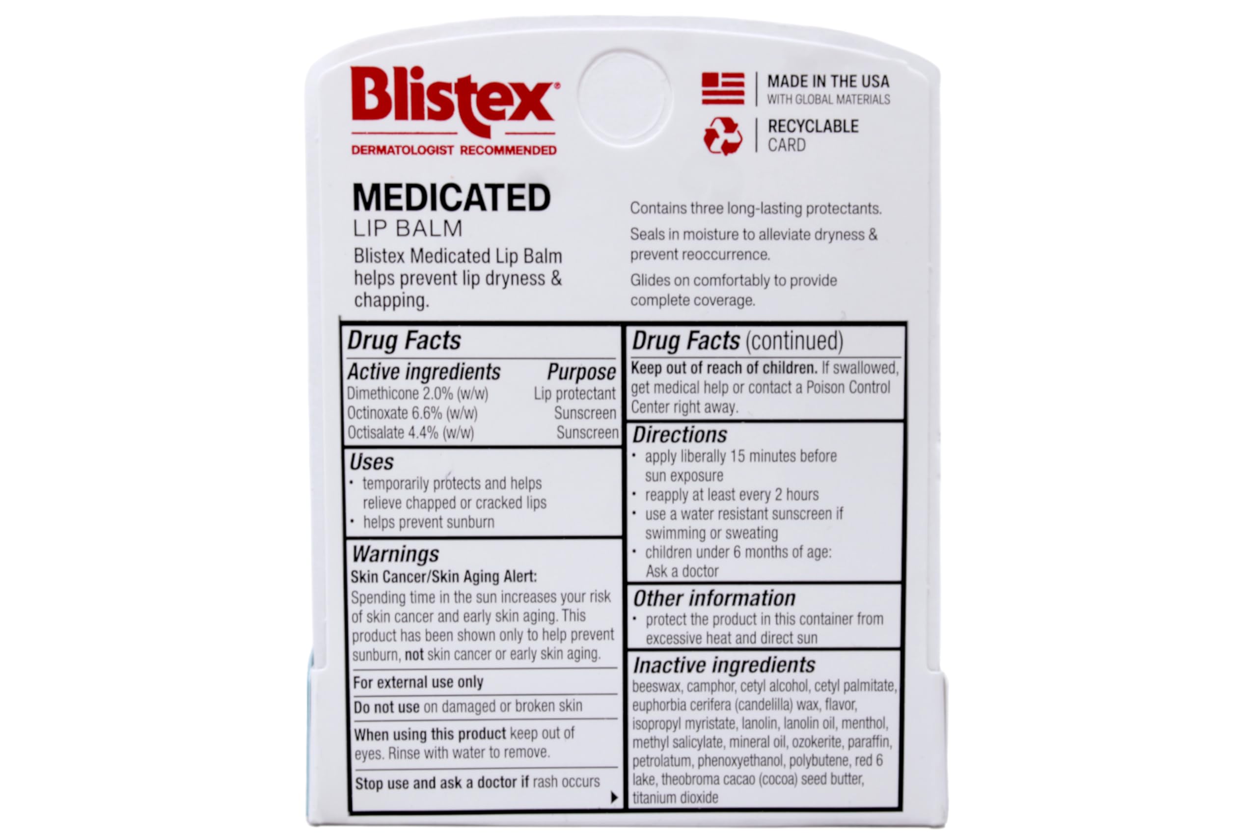 Foto 3 pulgar | Bálsamo Labial Medicinal Blistex Spf 15, 4,25 G (paquete De 8) - Venta Internacional.