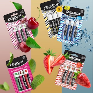 Foto 5 | Bálsamo Labial Chapstick Classic Collection Con Sabor A 15 Ml X 5 Paquetes - Venta Internacional.