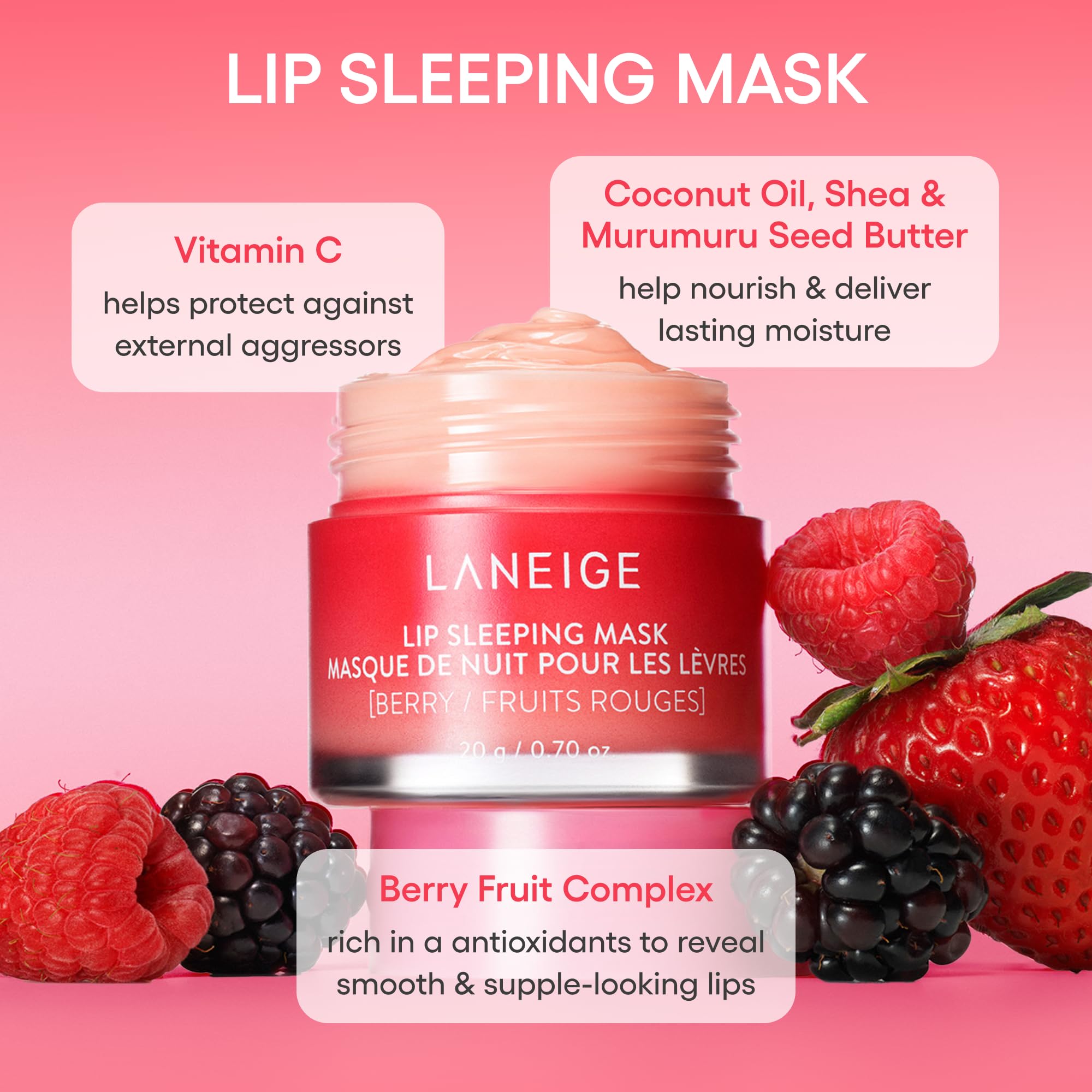 Foto 8 pulgar | Máscara Para Dormir Y Bálsamo Labial Lip Duo Bundle Laneige - Venta Internacional.