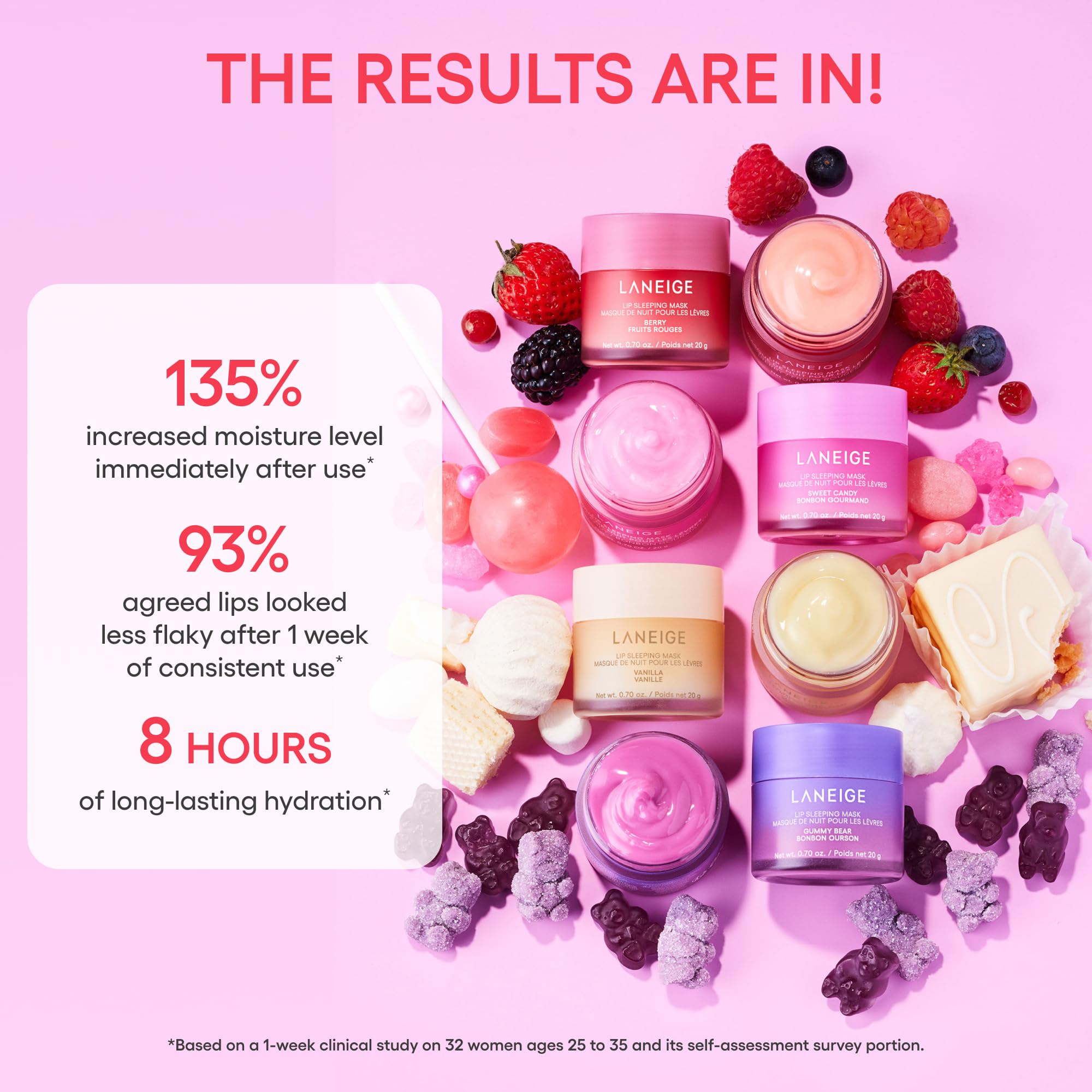 Foto 4 pulgar | Mascarilla Para Dormir Para Labios Laneige Peach Iced Tea Nourish Hydrate - Venta Internacional.