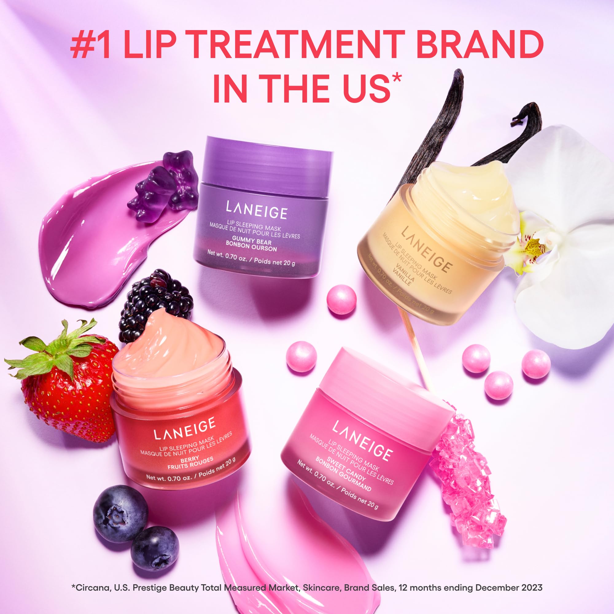 Foto 5 pulgar | Mascarilla Para Dormir Para Labios Laneige Peach Iced Tea Nourish Hydrate - Venta Internacional.
