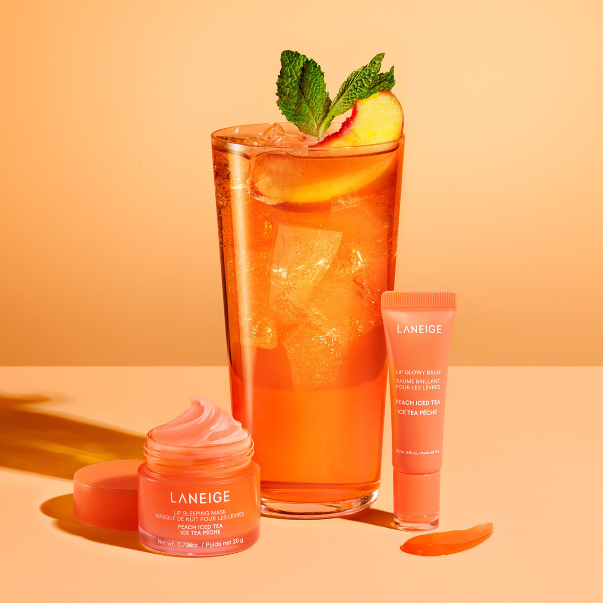 Foto 6 pulgar | Bálsamo Labial Laneige Lip Glowy Balm, Té Helado De Melocotón Con Manteca De Karité - Venta Internacional.