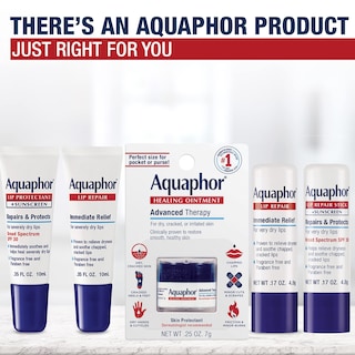 Foto 3 | Bálsamo Labial Aquaphor Lip Repair Que Alivia Los Labios Secos Y Agrietados, 10 Ml X 2 - Venta Internacional.