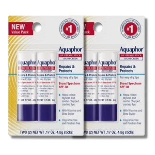 Foto 1 | Lápiz Reparador De Labios Aquaphor, Protector Labial Spf30, 5 Ml (paquete De 4) - Venta Internacional.