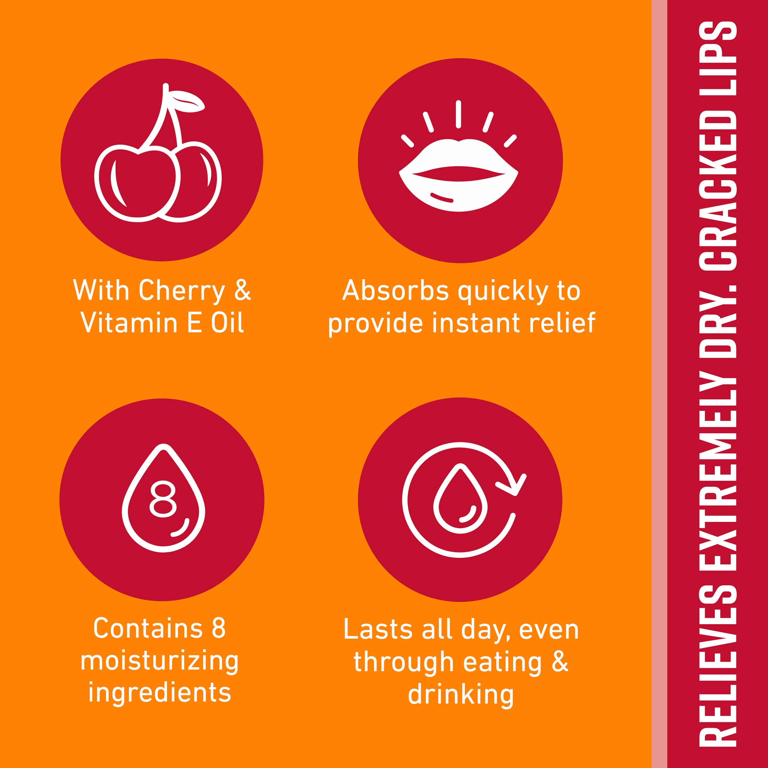 Foto 4 pulgar | Bálsamo Labial O'keeffe's Lip Repair Con Aceite De Cereza Y Vitamina E (paquete De 3) - Venta Internacional.