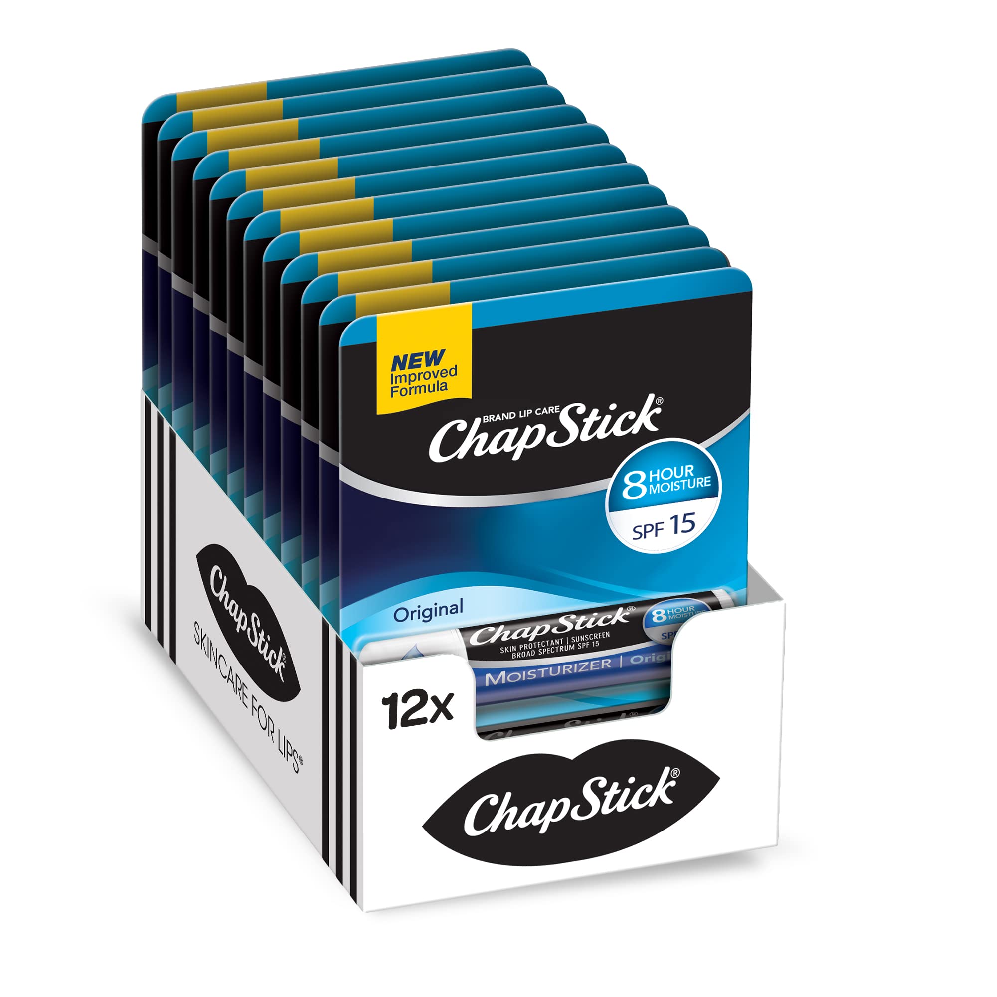 Foto 1 | Bálsamo Labial Chapstick Hidratzer Original Spf 15 4,4 Ml (x12) - Venta Internacional.