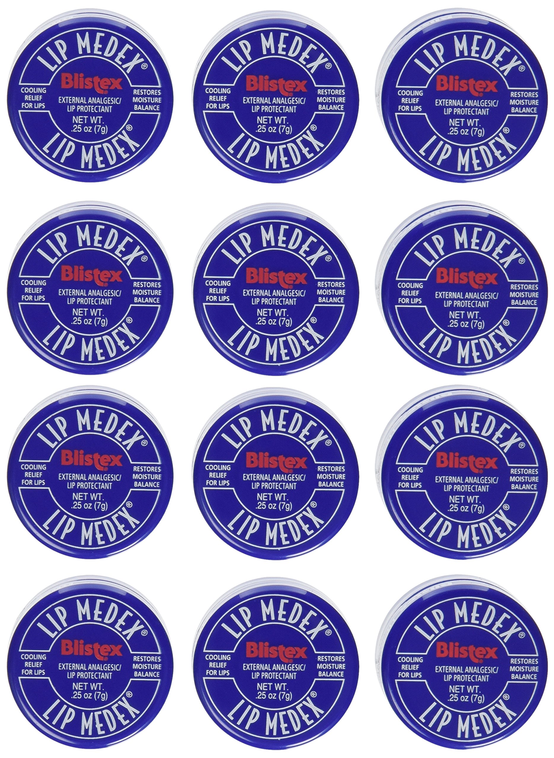 Bálsamo Labial Blistex Lip Medex 7 Ml (paquete De 12) - Venta Internacional.