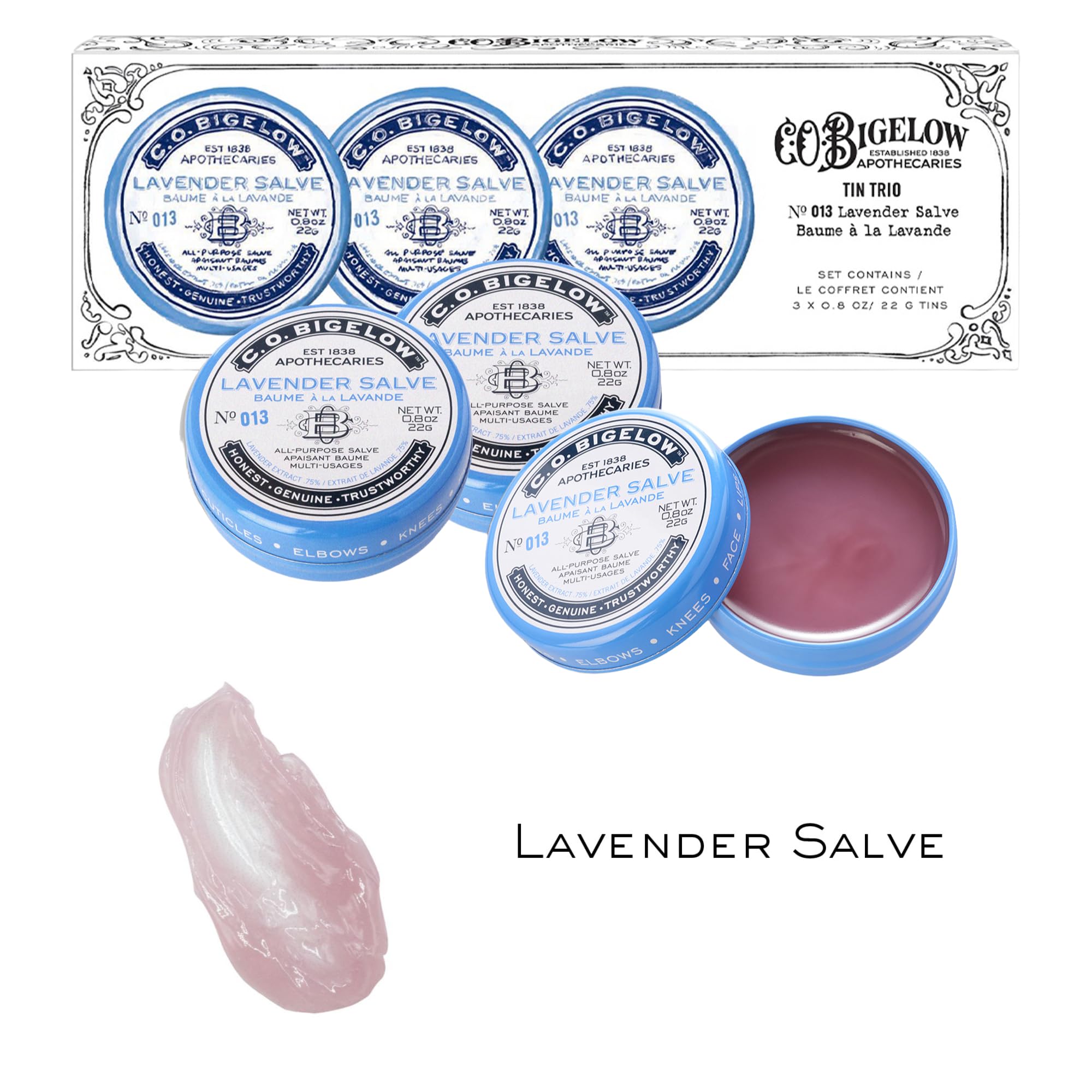Foto 5 | Bálsamo Labial C.o. Bigelow, Multiusos, Lavanda, 24 Ml, Paquete De 3 - Venta Internacional.