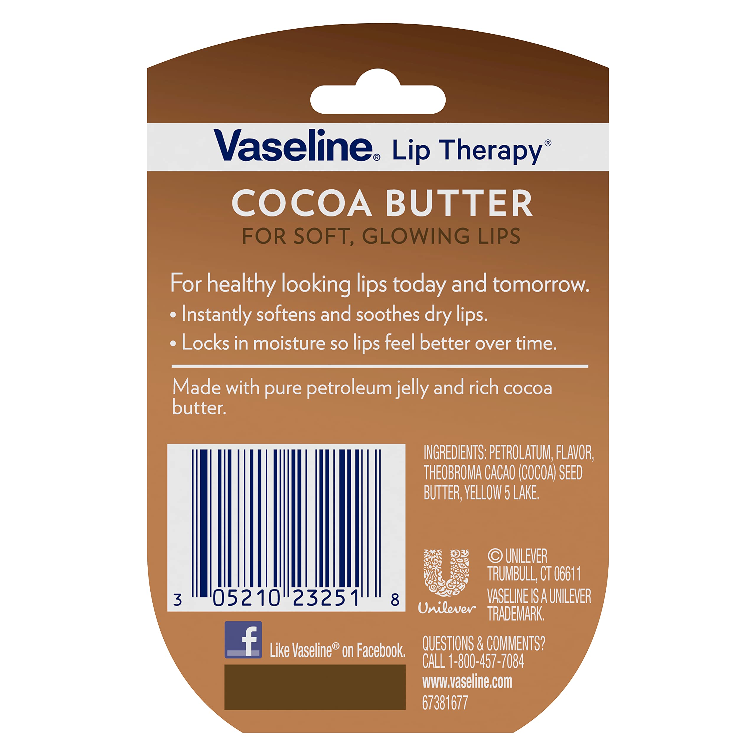 Foto 4 pulgar | Bálsamo Labial Vaseline Lip Therapy, Manteca De Cacao, 6 Unidades, 7 Ml - Venta Internacional.