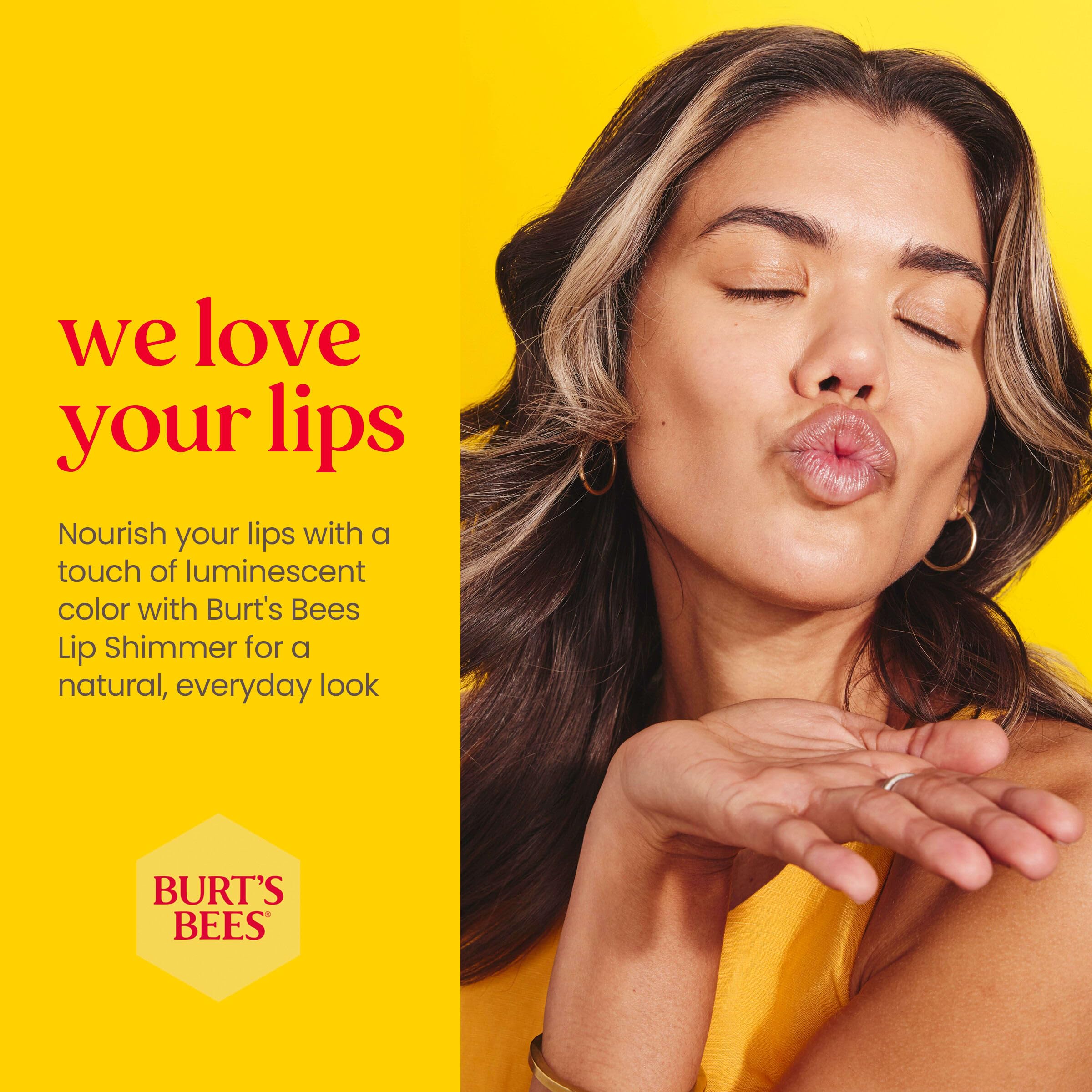 Foto 5 pulgar | Set De Tintes Labiales Burt's Bees Shimmer Grapefruit, Paquete De 4 - Venta Internacional.