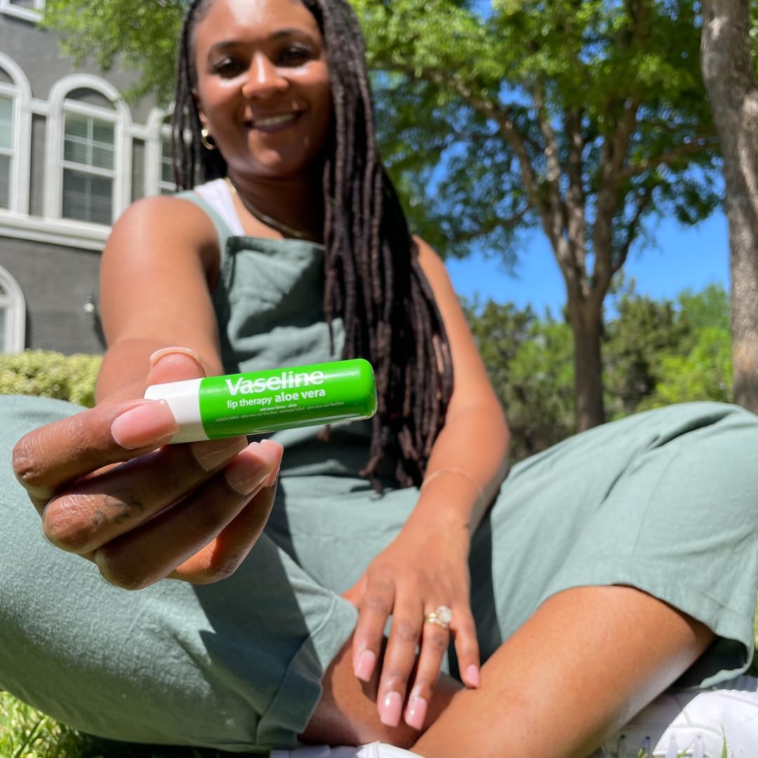 Foto 6 | Bálsamo Labial Vaseline Lip Therapy, Aloe Vera, Paquete De 12 - Venta Internacional.