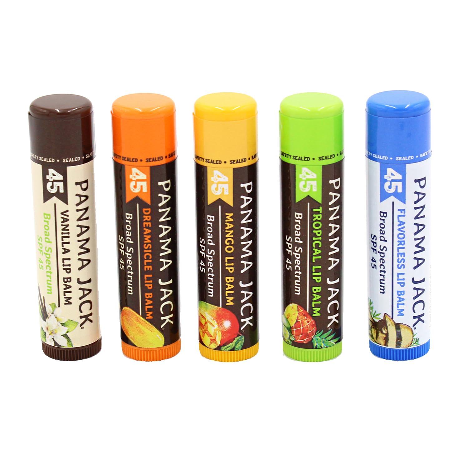 Bálsamo Labial Protector Solar Panama Jack Spf 45, Paquete De 5 - Venta Internacional.